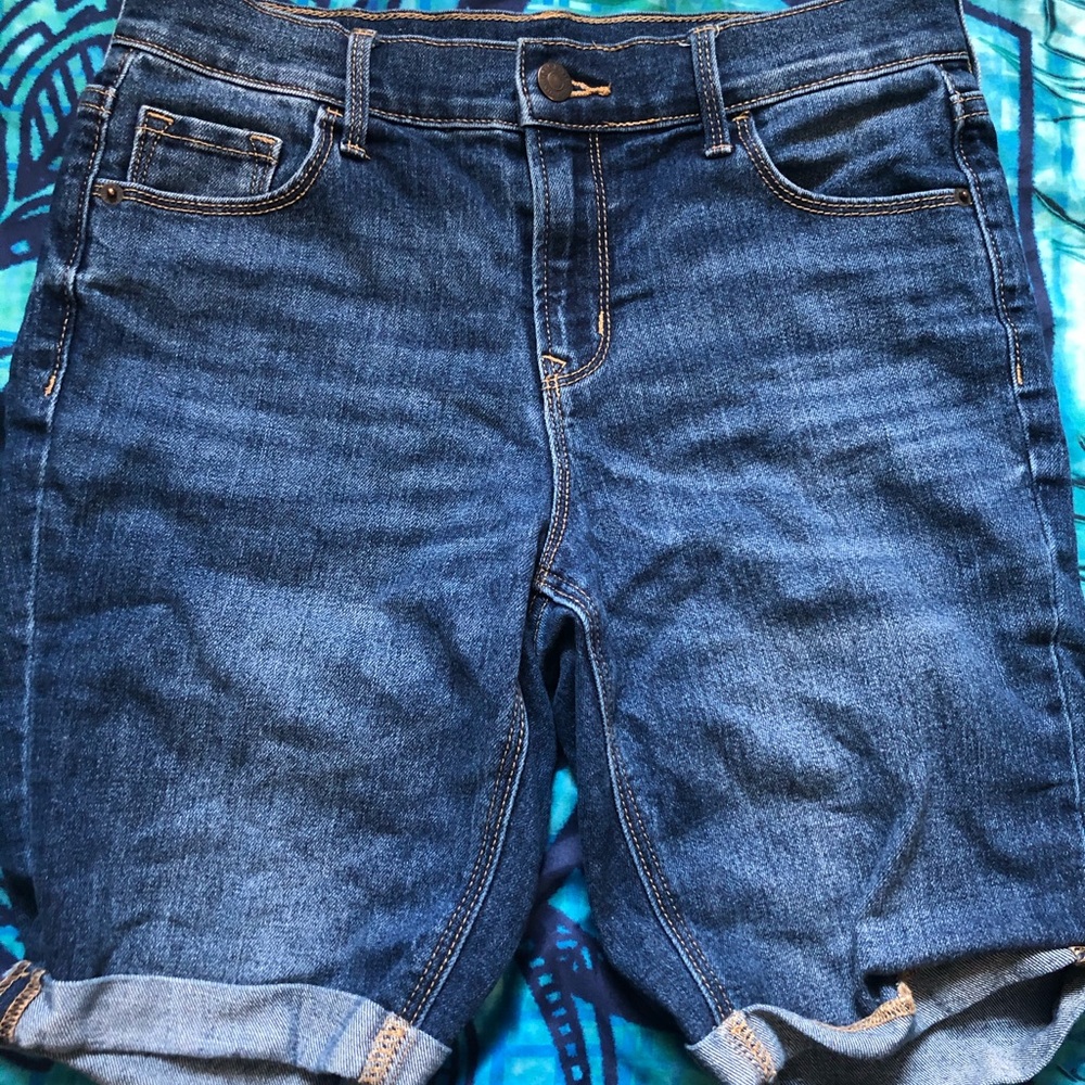 Denim shorts